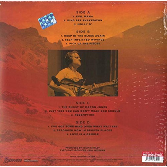 Joe Bonamassa ‎– Redemption (Kırmızı Renkli) Plak 2 LP