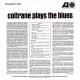 John Coltrane ‎– Coltrane Plays The Blues Plak LP