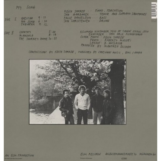 Keith Jarrett - My Song Plak LP