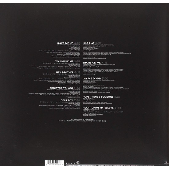 Avicii ‎– True Şeffaf Renkli Plak LP