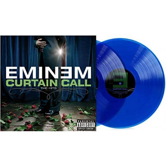 Eminem ‎– Curtain Call - The Hits (Şeffaf Mavi Renkli) Özel Basım Plak 2 LP