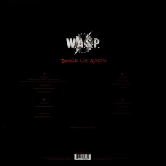 W.A.S.P. – Double Live Assassins Plak 2 LP