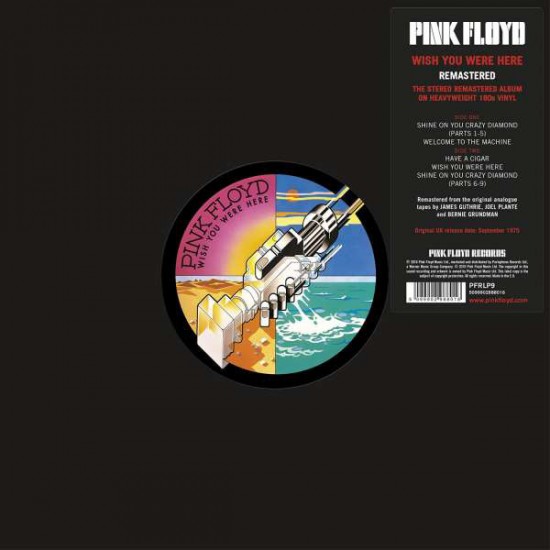 Pink Floyd - Wish You Were Here Plak LP
