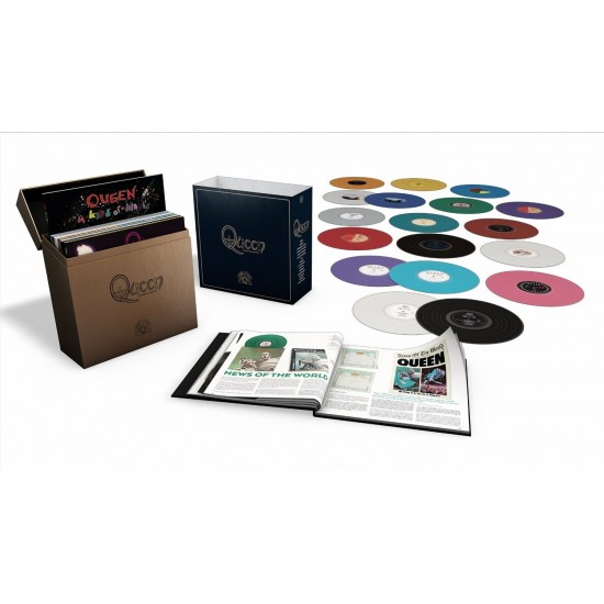 Queen - Complete Studio Collection Box Set Renkli Plak 18 LP