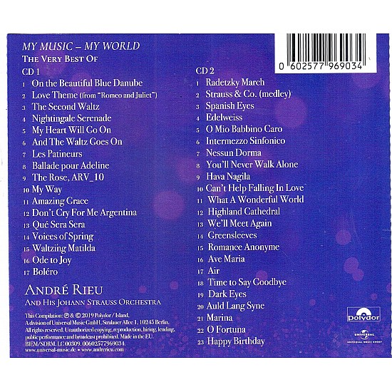 Andre Rieu - The Very Best Of 2 CD