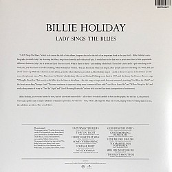 Billie Holiday - Lady Sings The Blues Caz Plak LP