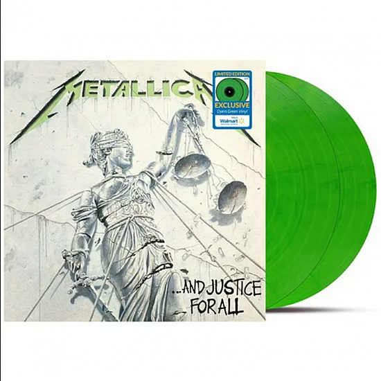 Metallica - And Justice For All (Yeşil Renkli) Plak 2 LP * ÖZEL BASIM *