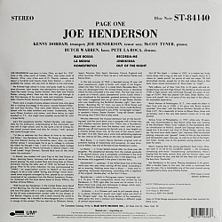Joe Henderson - Page One Plak LP Blue Note Classic