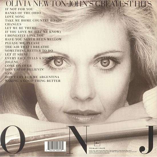 Olivia Newton-John - Greatest Hits Plak 2 LP