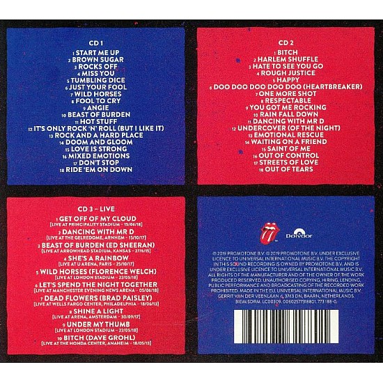 Rolling Stones - Honk (The Very Best Of - Deluxe) 3 CD