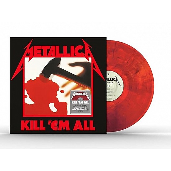Metallica - Kill 'Em All  (Red Black Marbled) Plak LP