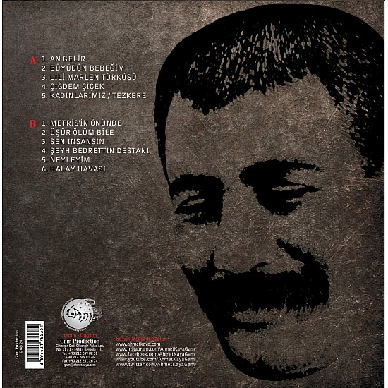Ahmet Kaya - An Gelir Plak LP