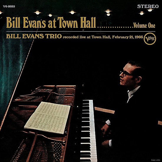 Bill Evans Trio - Bill Evans At Town Hall (Volume One - Audiophile) Plak LP