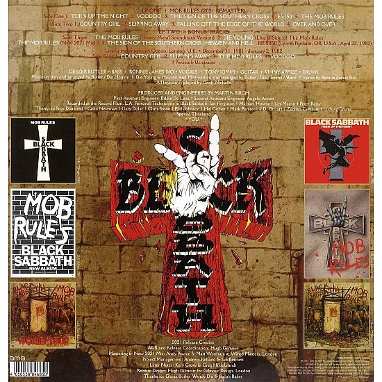 Black Sabbath - Mob Rules Plak 2 LP