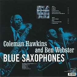 Coleman Hawkins & Ben Webster - Blue Saxophones Caz Plak LP