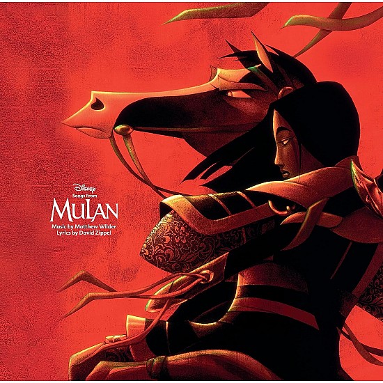 Disney Songs From Mulan - Soundtrack (Kirmizi - Siyah Renkli) Plak LP