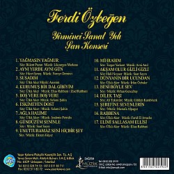 Ferdi Özbeğen - Yirminci Sanat Yılı Şan Konseri CD
