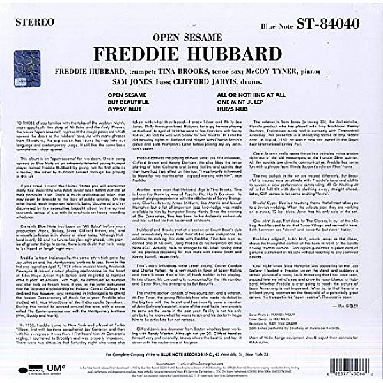 Freddie Hubbard - Open Sesame Caz Plak LP