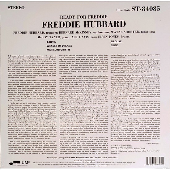 Freddie Hubbard - Ready For Freddie Caz Plak LP