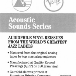 Stan Getz Joao Gilberto - Getz / Gilberto Audiophile Plak LP Verve Acoustic Sounds