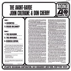 John Coltrane & Don Cherry - The Avant-Garde Caz Plak LP