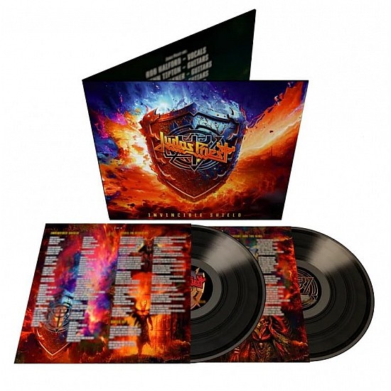 Judas Priest - Invincible Shield (Alternate Cover Artwork) Plak 2 LP