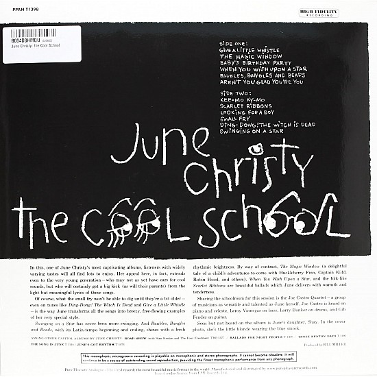 June Christy - The Cool School (Audiophile Re-Mastering) Caz Plak LP