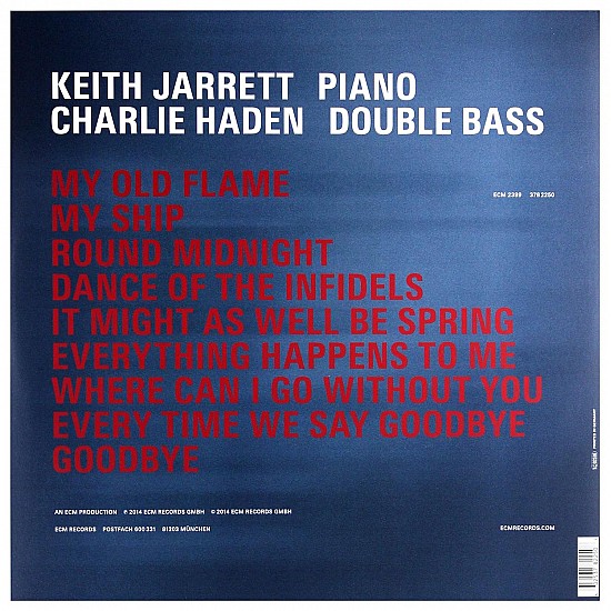 Keith Jarrett / Charlie Haden - Last Dance Caz Plak LP