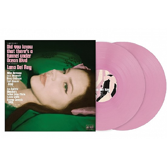 Lana Del Rey - Did You Know That There's A Tunnel Under Ocean Blvd (Pembe Renkli) Plak 2  LP  * ÖZEL BASIM *