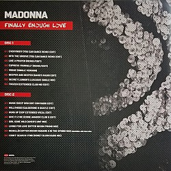 Madonna -  Finally Enough Love (Silver Vinyl) Plak 2 LP