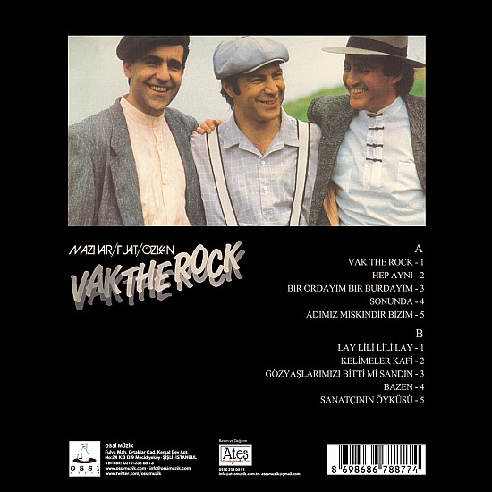 MFÖ / Mazhar Fuat Özkan - Vak The Rock Plak LP