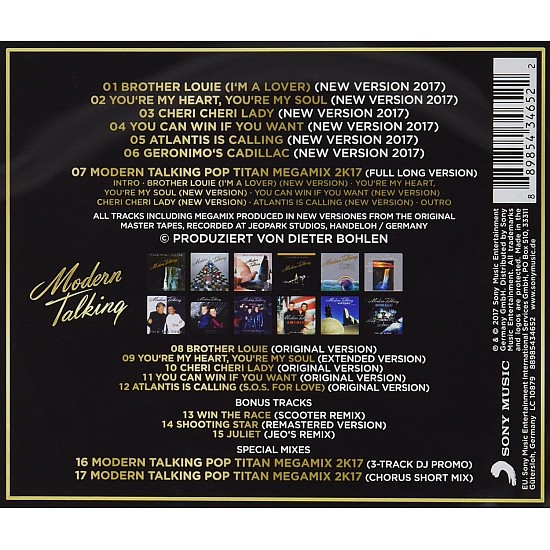 Modern Talking - Back For Gold - The New Versions CD