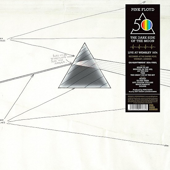 Pink Floyd - The Dark Side Of The Moon (Live at Wembley 1974) Plak LP