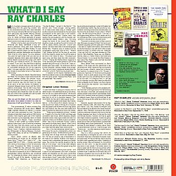 Ray Charles - What’d I Say Caz (Kırmızı Renkli) Caz Plak LP