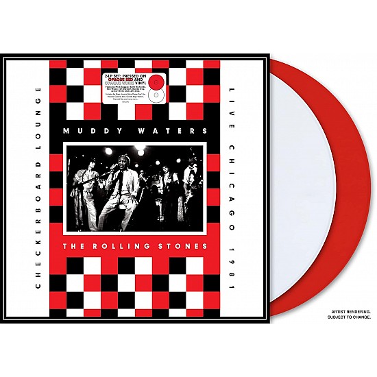 Muddy Waters, The Rolling Stones - Checkerboard Lounge -  Live Chicago 1981  (Coloured) Plak LP