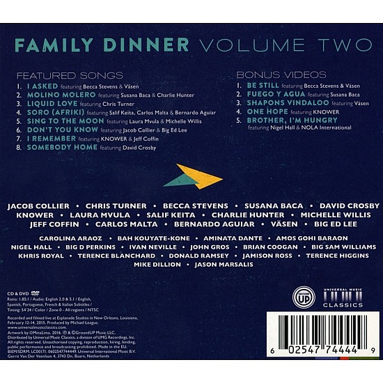 Snarky Puppy - Family Dinner Volume Two CD + DVD