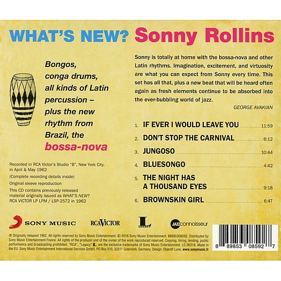 Sonny Rollins - What's New? CD