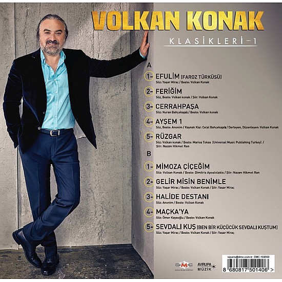 Volkan Konak - Klasikleri - 1 Plak LP