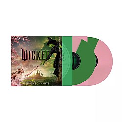 Ariana Grande - Wicked Soundtrack Plak (Split Pink & Green) Plak 2 LP 