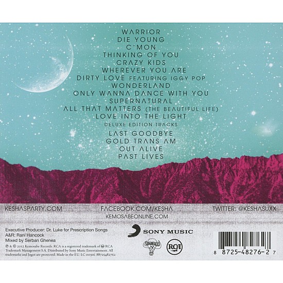 Kesha - Warrior Deluxe CD +4 Bonus Şarkı