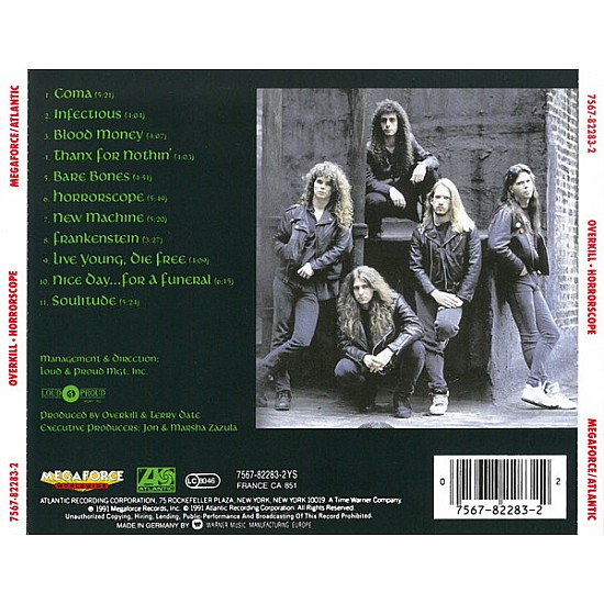 Overkill - Horrorscope CD