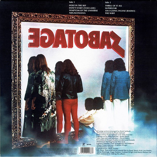 Black Sabbath - Sabotage Plak LP