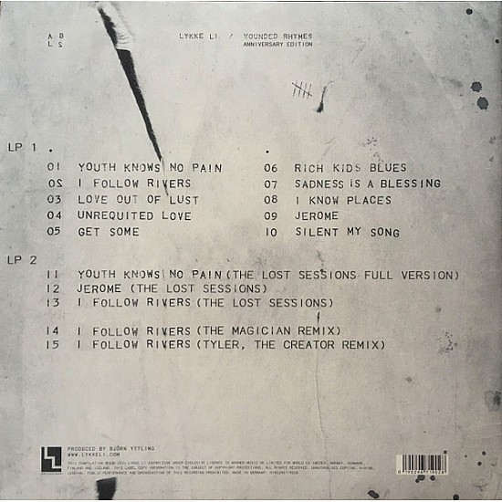 Lykke Li - Wounded Rhymes (Anniversary Edition) Plak 2 LP