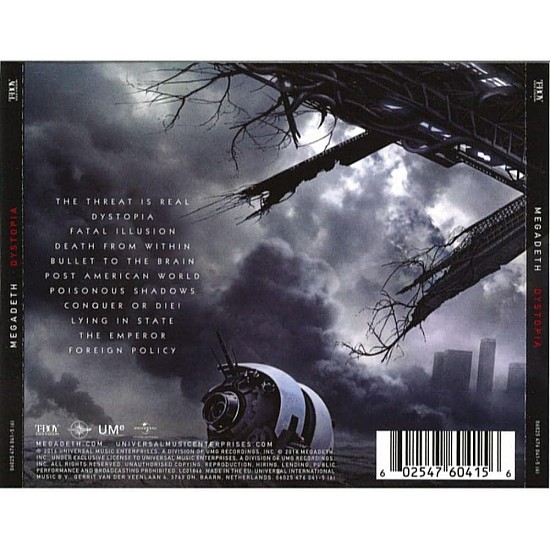 Megadeth - Dystopia CD