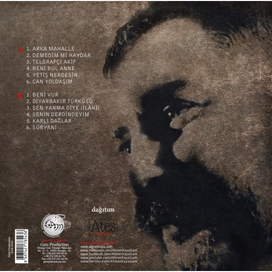 Ahmet Kaya - Beni Bul Plak LP