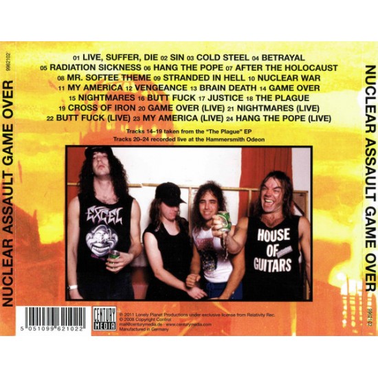 Nuclear Assault – Game Over / The Plague CD