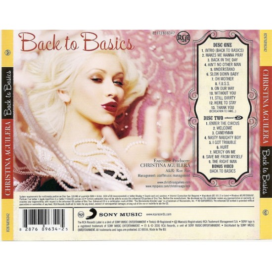 Christina Aguilera – Back To Basics (Deluxe) CD