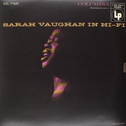 Sarah Vaughan – Sarah Vaughan In Hi-Fi 2 LP 