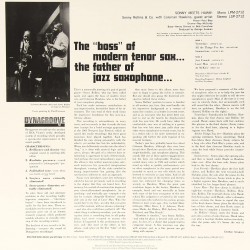 Sonny Rollins And Coleman Hawkins - Sonny Meets Hawk Audiophile Plak LP