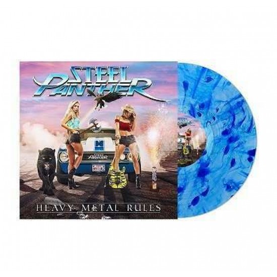 Steel Panther - Heavy Metal Rules (Mavi) Plak LP